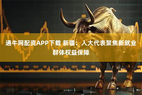 通牛网配资APP下载 新疆：人大代表聚焦新就业群体权益保障
